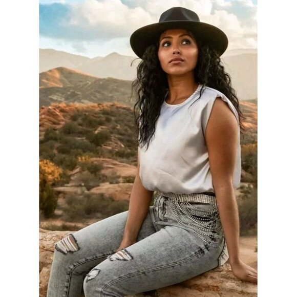 BKE Jeans Womens 31x27 Gray Parker Universal Fit High Rise Ankle Skinny Denim - Picture 1 of 10